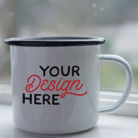 custom made enamel mugs